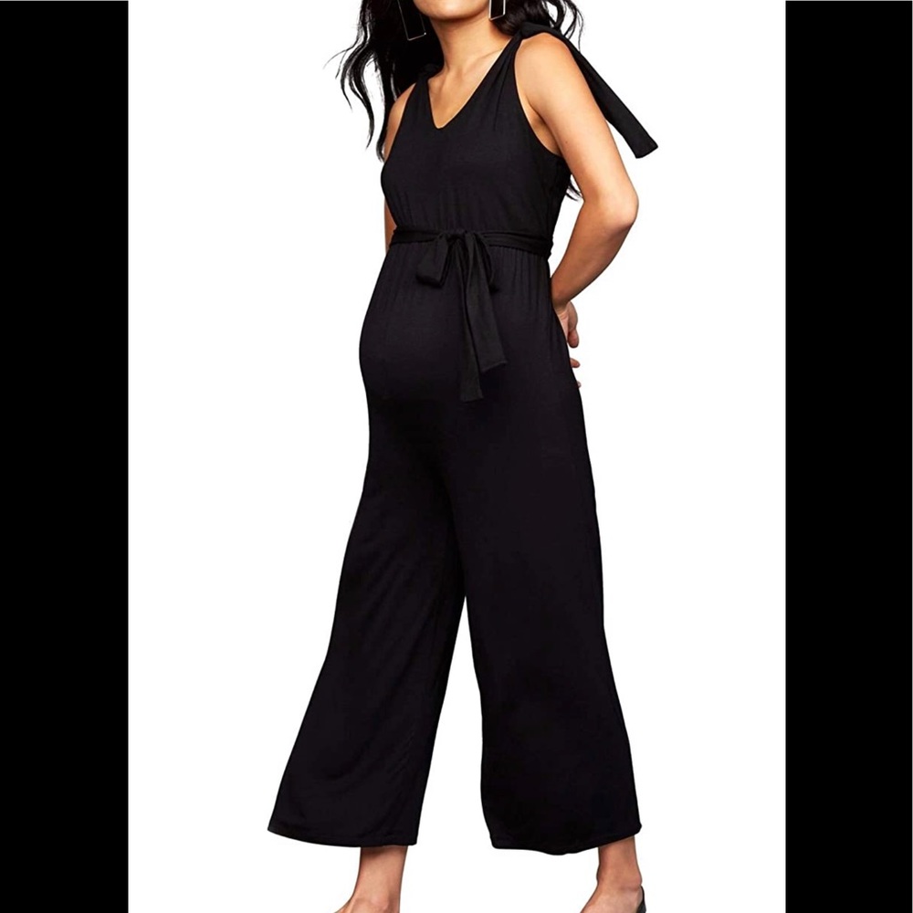 Lisa & Lucy black maternity jumpsuit